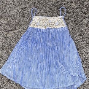 Tank Top With Sparkles At The Top